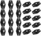 20 Stück Kugelrollen Schwerlast Möbelrollen Klein, Möbelrollen Klein, Kugelrollen, Möbelrollen Flach, Kugelrollen für Möbel, Selbstklebendes Mini-Universalrad, für Flightcases, Werkzeugkisten