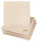 Dofiki 6 Pièces 3mm Contreplaqué Tilleul Feuilles 300x300x3mm Contreplaqué Artisanal pour Découpe Laser Gravure Modèle de Construction à Bois, Feuille de Bois de Basse