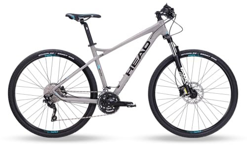 HEAD Unisex - Adult X-Rubi Cross Bike, Matt Grey/Blue, 52
