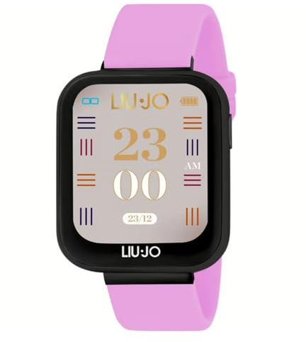 Liu Jo Orologio Donna Smartwatch Voice Nero Cinturino Rosa
