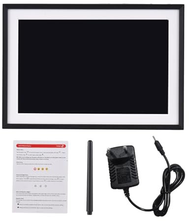 Andoer Digitaler Bilderrahmen 10,1 Zoll Bildschirm Digitaler Bilderrahmen Cloud Bildschirm Tft 1280 * 800 Automatische Touch-Steuerung Teilen Fotos per App mit Unterstützung hinten