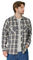Iris Sprite Chemises à Carreaux pour Hommes Chemise à Carreaux en Flanelle Chemise décontractée à Carreaux Casual Manches Longues avec Poches(M505-Marine Bleu Beige, S)