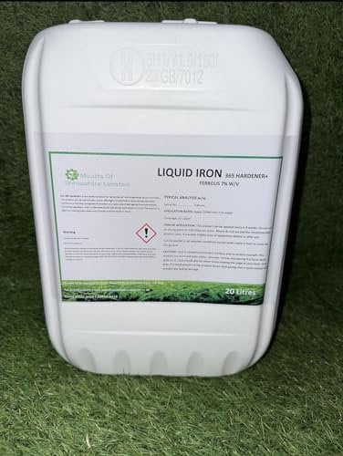 Liquid iron 7% | lawn fertiliser & Moss Killer & Tonic | Covers 250 m2 | RESULTS WITHIN HOURS | MOSS DISINTEGRATES & GRASS THICKENS