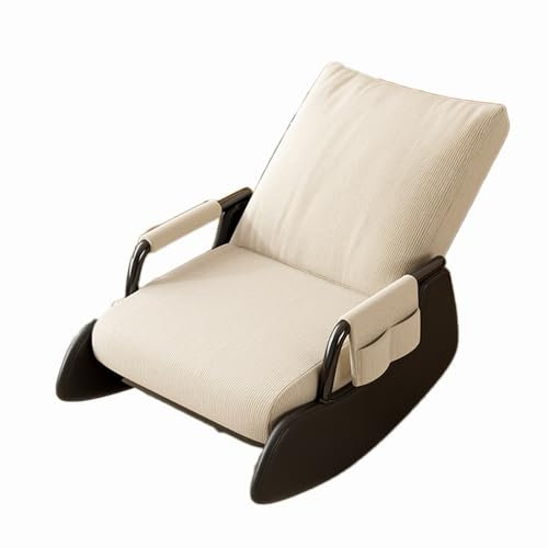 Adjustable Floor Gaming Couch - Folding Sofa Sleeper Bed for Living Room Bedroom Balcony - Convertible Chaise Lounge with Metal Frame