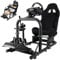 Dardoo G29 Racing Simulator Cockpit mit Sitz Passend für Logitech/Thrustmaster/Fanatec G25 G27 G29 G920 G923 T300RS TX,Base für PS4,PC Lenkradständer ohne Räder und Pedale