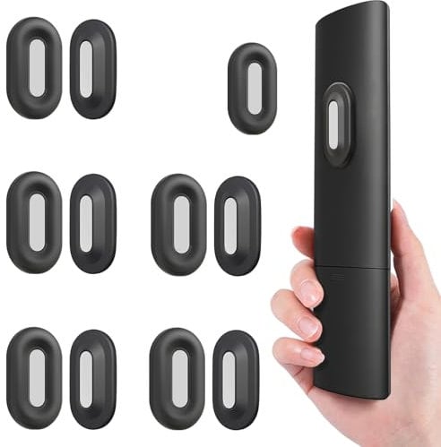 Freewindo Magnetischer Fernbedienungshalter, Wandhalterung, 5 Stück, TV-Fernbedienungshalter, Wandhalterung, Silikon-Fernbedienung, magnetischer Fernbedienungshalter für Bett, Fernseher