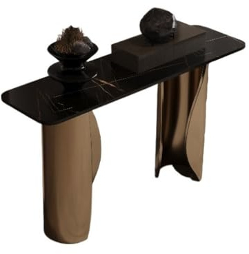 BASXDRFXZ Consoles Table De Console Murale en Marbre Ultra-étroite D'hôtel, for Salon, Couloir, Vue D'extrémité Élégante Et Simple