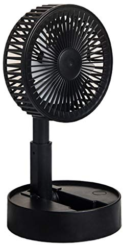 BUBEFSKD Retractable Simple Desk Fan Height Adjustable Cooling Personal For Bedroom Outdoor Camping Travel Easy To Use Fan Heater Electric