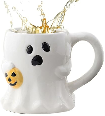 Générique -Tasse | Halloween-Tasse, 40 ml, Keramik-Tasse, Gothic, niedlich, für Erwachsene, Tee, Kaffee, Party, Haus, Küche