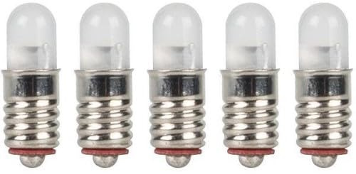 180228 LEDs für Beleuchtungssockel, warmweiß, 5 Stück