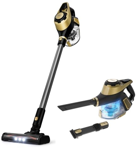 ADLER hellgold Kabelgebundener Handstaubsauger mit Elektrobürste