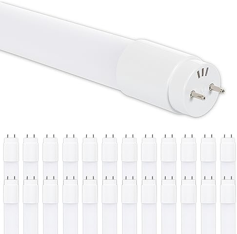 CLAR - LED Röhre 150cm T8 24W, Leuchtstoffröhre Ersatz, Feuchtraumleuchte geeignet, Wannenleuchte Komplettset mit Starter & Fassung, Neonröhre LED 150 cm, Warmweiß 3000 ºK (Pack 30)