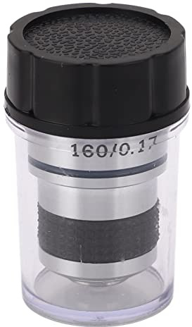 Vistreck 60X Achromatic Objective Lens for Biological Microscopes - Thread Optical Glass