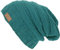 GURU SHOP Baumwoll Beanie, Handgestrickte Dread Head Mütze, Nepalmütze - Petrol, Herren/Damen, Baumwolle