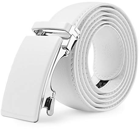 Nelbons Herren Gürtel Ratsche Automatik Gürtel für Männer 35mm 1 3/8 Breit Ledergürtel