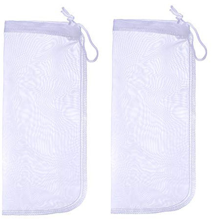 ALEGI Aquarium-Filterbeutel, extrafein, 180 Mikron, 25,4 x 9,9 cm, 6 Stück