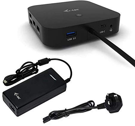 i-tec USB-C Docking Station 2x4K with 100W Power Delivery - 2x DisplayPort 1x USB-C 3x USB 3.0 2x USB 2.0 1x GLAN 1x Audio/Mic