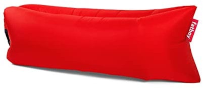 Fatboy Lamzac 3.0 Inflatable Sofa Lounger – No Pump Needed – Indoor & Outdoor Use – 200 x 90 x 50 cm - Rot