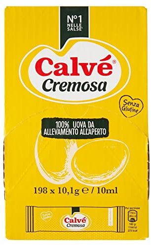 Calvè Maionese Cremosa monodose in bustina - 198X10 ml