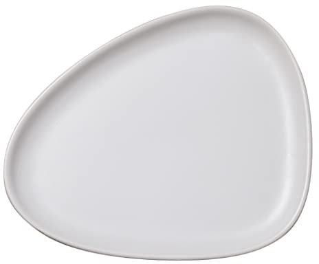 Lind DNA Mittagsteller Curve Stoneware 2er Set Off White 990175