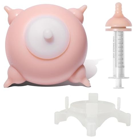 Bubble milk bowl Puppy Feeder Puppy Milk Feeder Puppy Nursing Station Puppy feeders for Multiple Puppies esbilac Puppy Milk replacer Puppy Feeder Dongdong pet (L Size bowl (Medium/Large Puppy)