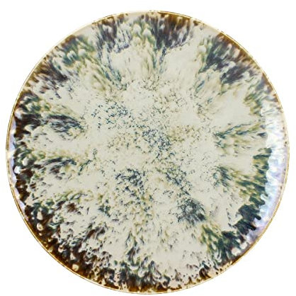 NOVASTYL - Lot 6 assiettes plates maka 27cm en porcelaine - 2614627