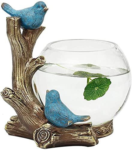 YANYUESHOP Décoration d'aquarium pour Oiseaux, Artisanat d'animaux en résine, Meuble TV de Salon, décoration de Bureau à Domicile 20 x 21 x 15 cm