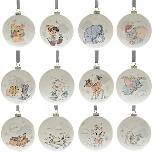 Selezione Varzi Dal 1956 Set 12 Palline Albero Di Natale Disney Winnie The Pooh