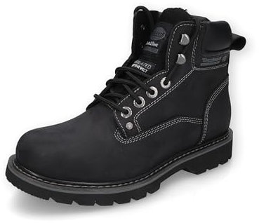 Dockers by Gerli Herren Combat Boots, Männer Sport- & Outdoorschuhe,wasserabweisend,warm gefüttert,Winterstiefel,schwarz,50 EU
