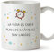 MUGFFINS Tazas para PROFESOR - En Español - Vida corta exámenes largos - 11 oz / 330 ml - Regalo original y divertido