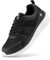 FitVille Scarpe Uomo Pianta Larga Comode Camminata Sneakers Casual Leggere Ginnastica Traspirante Scarpe per Piedi Gonfi Nero Bianco 42 EU X-Larga