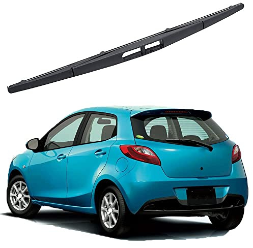 Scheibenwischer Hinten für Mazda2 Mazda 2 Demio DY DE 2003-2022, Heckscheiben Wischer Gummi Reinigungsfenster Ersatzteile