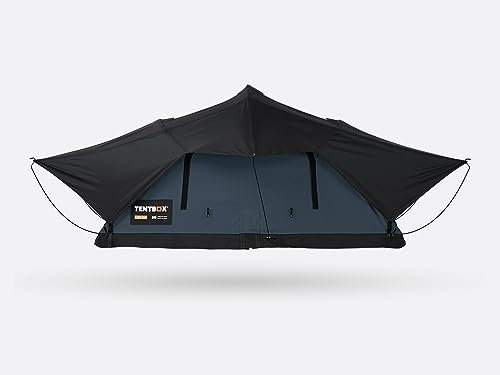 TentBox Autodachzelt Lite - TentBox Autodachzelt, Vier Jahreszeiten, Autocamping - Zeltdachbox mit Oberlicht, um die Sterne zu beobachten - 2 Minuten Aufbau.