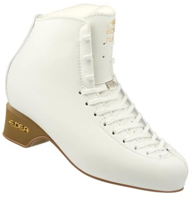 EDEA Schlittschuhe Motivo, mit Balance Carbonstahl Klingen, Elfenbeinweiß (Breite: C, Große: 235 / EU 35)