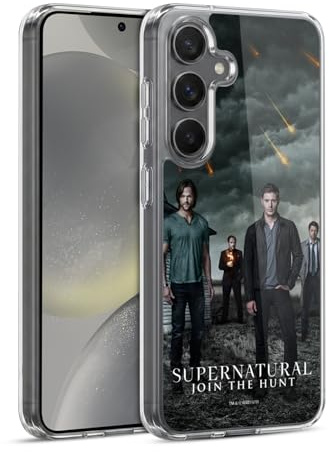 Head Case Designs Offizielle Supernatural Staffel 12 Gruppe Schluessel Kunst Soft Gel Handyhülle Hülle kompatibel mit Samsung Galaxy S24 5G
