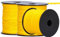 ToolSpace Maurerschnur Bauschnur - 100m x 1.6 mm - Gelb - Polypropylen-Seide - Richtschnur - Lotschnur - Stärke Pflasterschnur - langlebig & reißfest - Maurerschnur für Wasserwaage