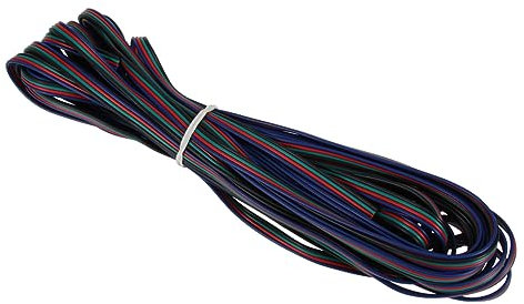 WOONEKY 4-poliges Verlängerungskabel led lichterband Streifen licht verlängerungskabel RGB-Streifenlicht-Verlängerungskabel 4-polige Leitung RGB Licht Leiste