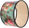 SEWACC Abat-jour tambour en bambou, E27 abat-jour suspendu à motif floral coloré, abat jour de remplacement moderne et classique pour lampadaire, lampe de table (Couleur C)