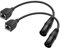 YAODHAOD XLR auf RJ45 Kabel 110 Ohms 30CM 2PCS,DMX Cat5 Ethernet Adapter Konverter DMX Kabel, für Bühne und Studio Verdrahtung, sowie die DMX-CON Controller Serie (XLR Stecker, 3 PIN)