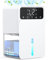EcoPure Quiet Home Dehumidifier - 1500ML Tank, 3 Modes, Auto Defrost, 12H Timer, 7 Colorful Lights, Auto Shutoff, Small Size for Bedroom & Clothes Drying