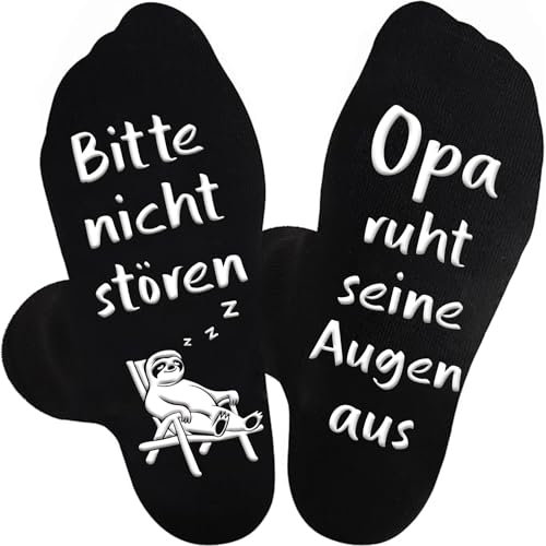 BOYATONG Lustige Socken Opa Geschenk, Geschenke für Männer Geburtstag Weihnachten Vatertag, Geschenke für Opa von Enkel Enkelin