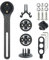 BNGXR Integrierte Fahrrad Halterung, Fahrradcomputer Halterung Kompatibel mit Garmin Edge IGPSPORT Bryton Kohlefaser Lenkerhalterung für Integrated Handlebar Gopro Combo Mount und Camera Headlight