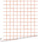 papier peint à damier orange et blanc 50 x 900 cm - ESTAhome