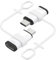 MoKo Adaptateur Lightning vers USB C Lot de 2, Adaptateur Lightning USB C pour iPhone 15/16 Pro/16 Pro Max/16 Plus, iPad Pro/Air, Galaxy S24, pour Chargement PD 36W, Pas pour Audio/OTG, Blanc/Noir
