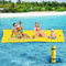 CTSC Schwimmende Wassermatte, 275 x 120cm Schwimmende Matte, Wassertrampolin für Kinder und Erwachsene, reißfeste 3-lagigen XPE-Schaummatte, EIN toller Begleiter für Bootsfahrten und Poolspaß!