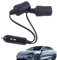 Splitter Splitter, cargador de del automóvil - Salida del adaptador de cargador de 2 vías,Gadgets automáticos rápidos de 12/24V, enchufe de servicio pesado, puerto de carga de potencia para GPS de tel