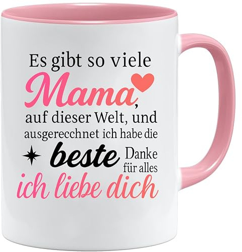 Weltbeste Mama Tasse Geschenk | Liebevolle Spruchtasse für Mutter | mutter geschenk | Geschenke für Mama | Muttertagsgeschenke