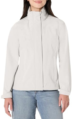 Amazon Essentials Women's Relaxed-Fit Packable Lightweight Waterproof Hooded Rain Jacket
