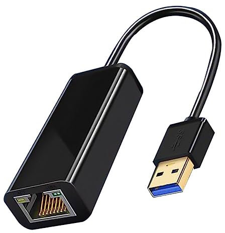 KICHOUSE Adattatore Lan Usb Gigabit Mbps Adattatore Di Rete Ethernet Per Computer e Laptop Senza Porta Di Rete o Problemi Di Connessione