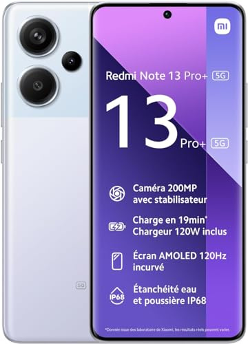 XIAOMI Redmi Note 13 Pro + 5G Smartphone 8GB+256GB White (Reacondicionado)